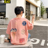 Stylish Dropshoulder T-Shirt for Kids – Oversized Cotton Fit for Boys & Girls
